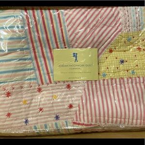 Full/Queen Pottery Barn Kids Jordan patchwork quilt
